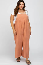 Maria's Sleeveless Wide Leg Jumpsuit with Pockets