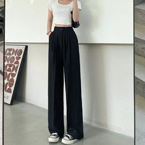 Ellen's Casual Loose-Fit Full-Length Pants