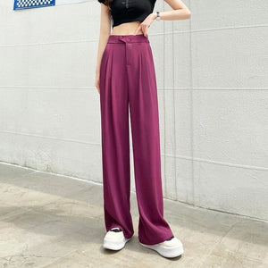 Ellen's Casual Loose-Fit Full-Length Pants